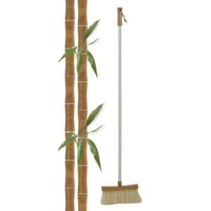  Casabella Bamboo Broom with Natural Palmyra Bristles (Pack 
