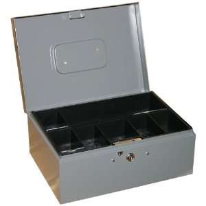   Heavy Duty Steel Cash Box with Lock Key Money Safe: Office Products