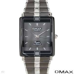   Men Watches Two Tone Black N Sliver Stainless Steel Band Black Dial