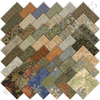 Moda Morris & Company Charm Pack 42 5 Cotton Quilt Quilting Fabric 