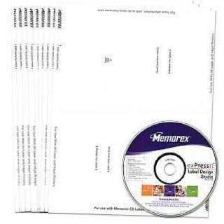 Memorex CD & DVD LabelMaker Starter Kit with Label Design Studio 