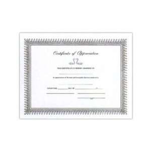  Certificate of Appreciation   Natural parchment series 1 