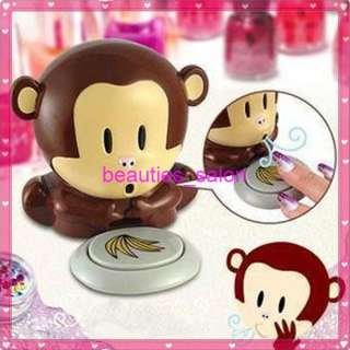 New Cute Monkey Nail Dryer Nail Art Design Nail care polish UV gel 