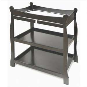  Black Sleigh Style Changing Table Baby