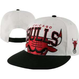  Chicago Bulls 47 Brand White Blockhouse Snapback Adjustable Hat 