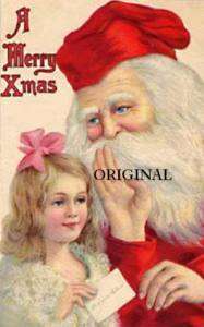 Victorian Santa Claus Cross Stitch Pattern Christmas  