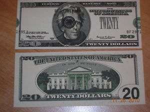 Copy 1999 $20 seal error Money Replica Currency  