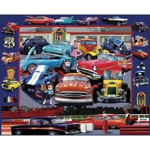   Oldies But Goodies 1950s Era Car Collage (1000pc) Toys & Games