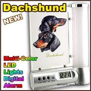   Photo Frame Digital Dog Alarm Clock+LED Light