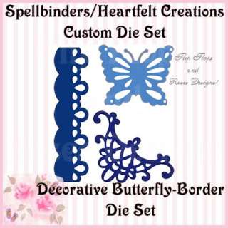   nestabilities dies stamp sets decorative butterfly border die