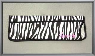 Best Thermal Protective Mat Iron Hair Straightener Pouch   Zebra 