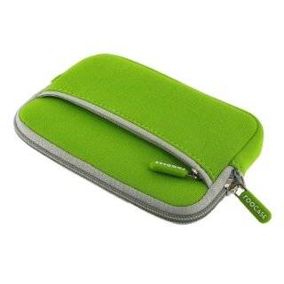 rooCASE Neoprene Sleeve (Neon Green) Carrying Case for Iomega eGo 1TB 