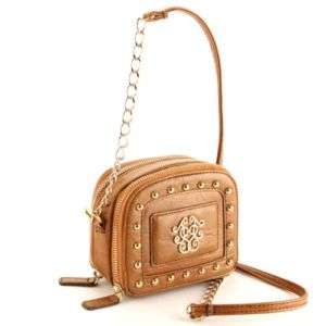 NEW JESSICA SIMPSON MINDY DEVICE POUCH   TAN  