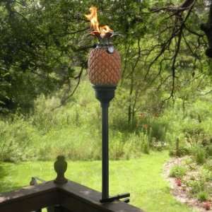   Feet Deck Rail Clamp to Convert Tabletop Pineapple Torch Into A Tiki