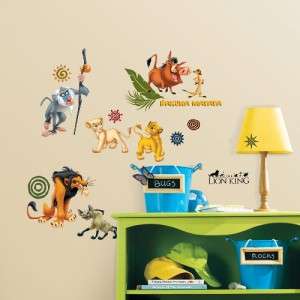 48 New LION KING WALL STICKERS Disney Bedroom Decals Room Decorations 