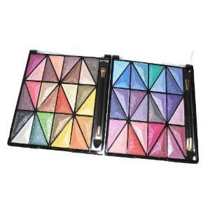    48 Glitter Pearl Eyeshadow Colors Makeup Kit Palette: Beauty
