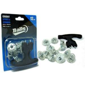  Balls Cricket Shoe Spare Metal Spikes, Set of 12 Spikes 