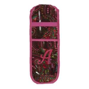   Insulated Paisley Flat Iron, Hair Straightener, Curling Iron Bag Case