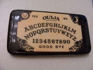Ouija Hasbro Board Game Mystic Oracle Hinged Shiny Black PVC Wallet 