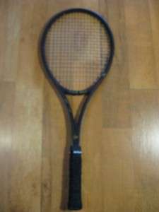 Black Max Dunlop Midsize Tennis Racquet 4 15/8 Graphite  