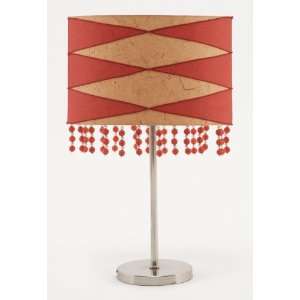  23 Tall Designer Perlas Metal Table Lamp