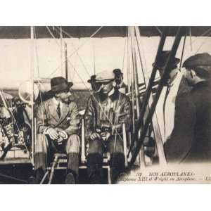 Wilbur Wright Shows His Plane to Alfonso XIII of Spain at the Ecole d 