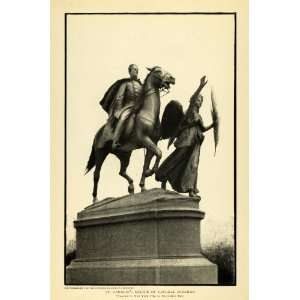  1903 Print Augustus Saint Gaudenss Statue William 