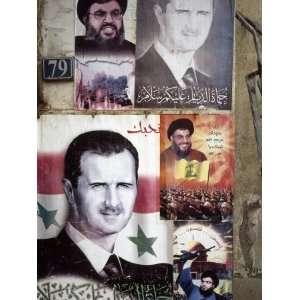  Political Posters of President Bashar Al Assad, Syria 