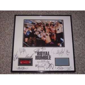  WWE Royal Rumble 2008 Autographed Plaque: Everything Else