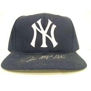 Jim Catfish Hunter Autographed Hat   Autographed MLB Helmets and Hats