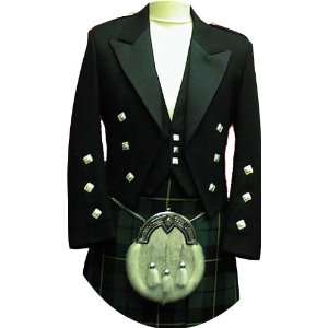  Prince Charlie Jacket & Vest, Made to Measure, Black 