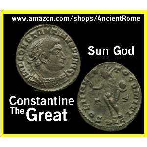   House SCARCE Type. Constantine The Great. SUN GOD. 