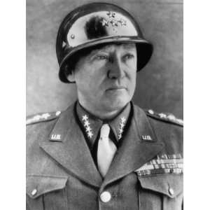 General George S. Patton Jr., U.S. Army General, 1940s Photographic 