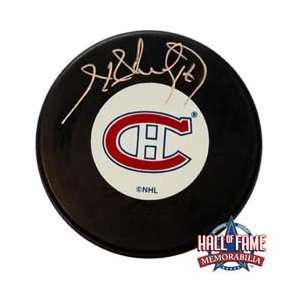 Henri Richard Autographed/Hand Signed Montreal Canadiens Hockey Puck