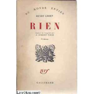  Rien Henry Green Books