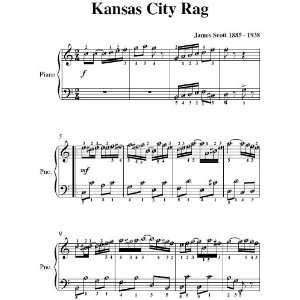   Kansas City Rag James Scott Easy Piano Sheet Music James Scott Books