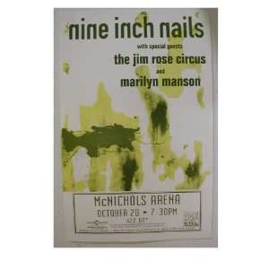  Nine Inch Nails The Jim Rose Circus Marilyn Manson 