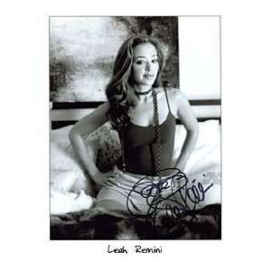 Leah Remini Autographed / Signed The King of Queens Celebrity Black 