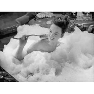  Lucille Bremer Acting in Bath Scene from Yolanda and the 