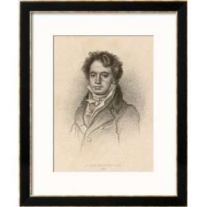 Ludwig Van Beethoven German Composer Portrait in 1814 Framed Giclee 