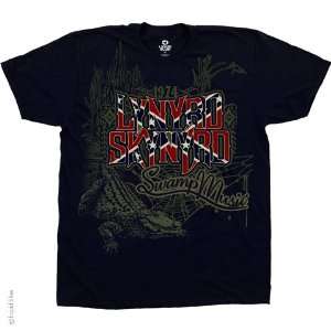 Lynyrd Skynyrd Swamp Music T Shirt (Blue), 2XL