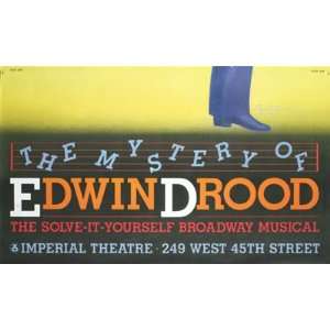  The Mystery of Edwin Drood Lithograph by Paul Davis. size 