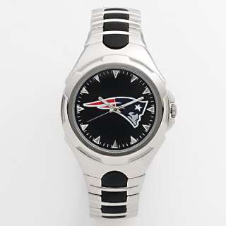 Game Time Victory Series New England Patriots Silver Tone Watch