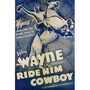   44cm) (1932) Style B  (John Wayne)(Duke)(Ruth Hall)(Henry B. Walthall