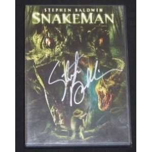 Stephen Baldwin   Snakeman   Hand Signed Autographed Dvd Movie
