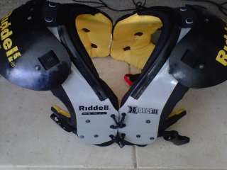 RIDDELL X FORCE FOOTBALL SHOULDER PADS YOUTH XL (130) 14 15  