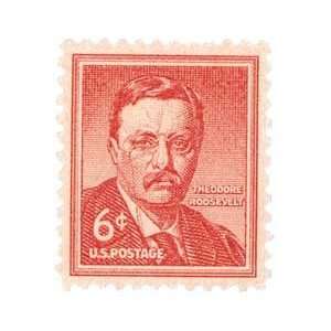  #1039   1955 6c Theodore Roosevelt Postage Stamp Numbered 