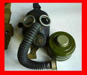 Soviet Russian Military Gas Mask PDF D BLACK NEW  