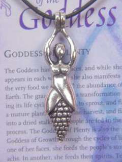 DH pewter pendant wicca sca goddess of plenty 6321  