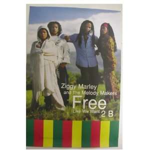 Ziggy Marley and the Melody Makers Poster Bob Son